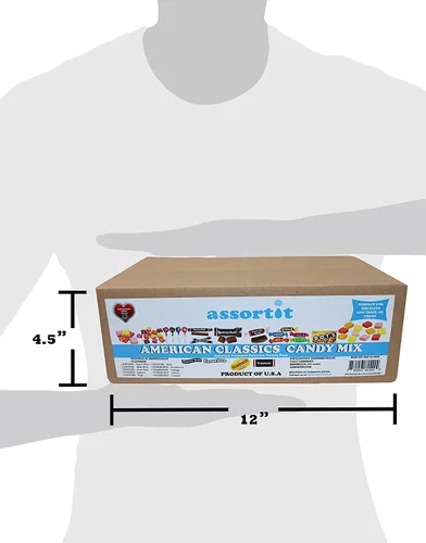 Vista 2 de Assortit Mezcla de dulces de frutas y chocolate – Tootsie Roll Fruit Chews, Chocolate Midgees, Starburst, Dots & Pops, paquete a granel de 9.5