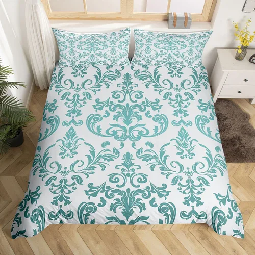 Vista 10 de Juego de funda de edredón con estampado de leopardo, estampado de animales, guepardo, King, para niños, hombres y mujeres, funda de edredón de lujo