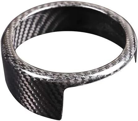 Vista 3 de 100% fibra de carbono real de la parrilla delantera del coche decoración marco ajuste accesorios para Alfa Romeo Giulia 2017-2020 (estilo A)