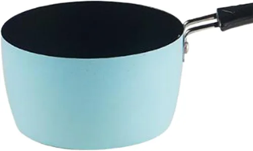 Vista 3 de Sartén para leche, olla pequeña, calentador de mantequilla, sartén para sopa de salsa, sartén para salsa para estufa al aire libre, desayuno, cocina