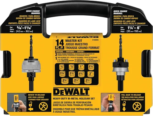 Vista 11 de Dewalt D180005 Kit de perforadora, 14 piezas
