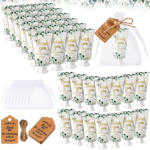 48 juegos/144 piezas de crema de manos para baby shower, regalos de fiesta para invitados, regalos de novia, boda, agradecimiento, mini juego de