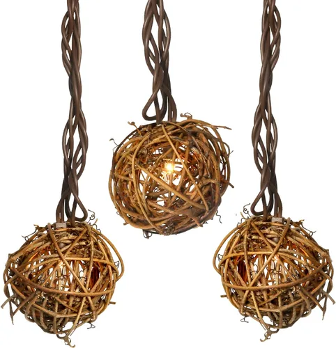 Vista 11 de LIDORE Luces de Cadena para Interiores 10 Flotadores de Pesca Náuticos Decoración Temática de Playa de Boya Costera para Dormitorio Baño Ventana