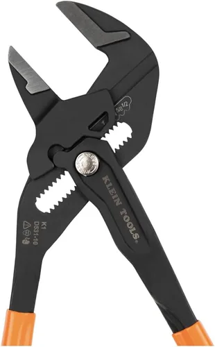 Vista 9 de Klein Tools D53102KIT Juego de llaves de alicates ajustables, alicates compactos de mandíbula lisa paralela de alto apalancamiento, 7 pulgadas y 10