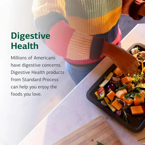 Vista 6 de Standard Process Multizyme - Suplemento de enzimas pancreáticas para apoyar la descomposición de proteínas, carbohidratos y grasas, soporte