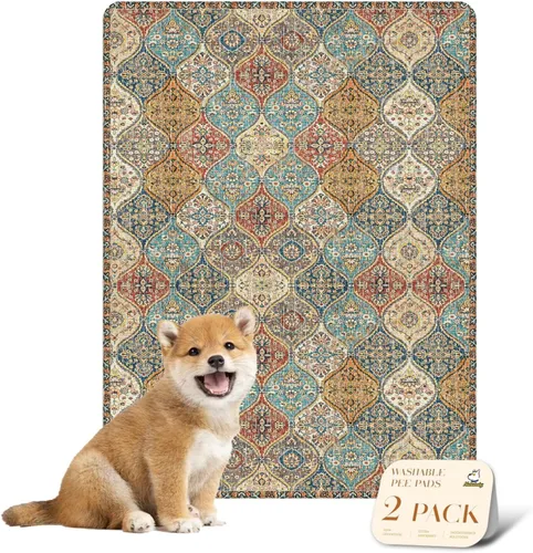 Vista 55 de nunubaby Almohadillas lavables para orina para perros, elegantes, antideslizantes y a prueba de fugas. Almohadillas reutilizables para orinal