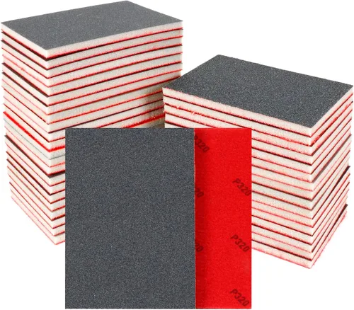 Vista 18 de 24 Piezas Esponjas de Lijado Grano 1200-1500, Bloques de Lijado Lavables y Reutilizables para Madera, Metal, Paneles de Yeso, Acristalamiento, Papel