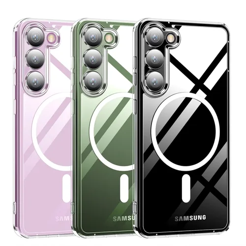 Funda magnética diseñada para Samsung Galaxy S23+ Plus [compatible con MagSafe], protección contra caídas de grado militar [nunca amarillento] Funda
