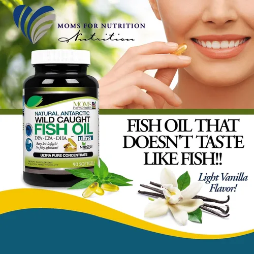 Vista 3 de Wild Caught Omega 3 Aceite de Pescado DPA-EPA-DHA Suplemento de aceite de pescado de 2,900 miligramos