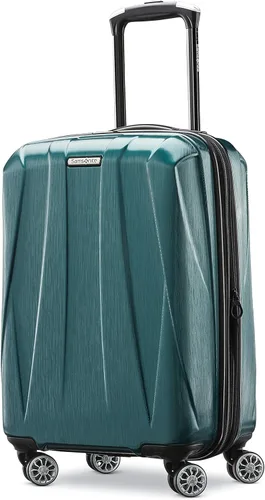 Vista 22 de Samsonite Centric 2 Set de maletas rígidas expandibles con ruedas giratorias dobles, Azul Caribe, Juego de 2 piezas (equipaje de mano/grande)