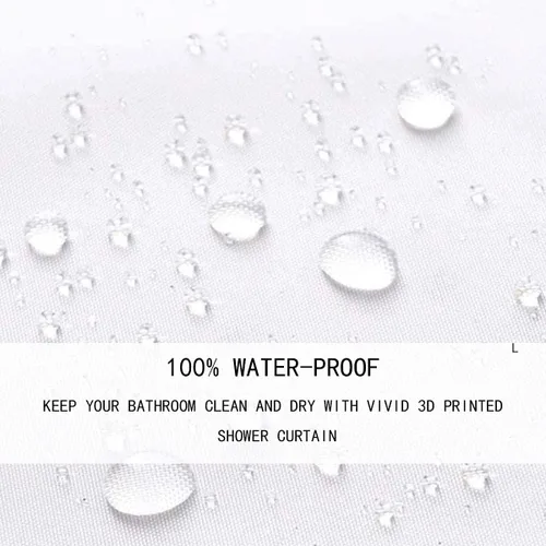 Vista 5 de Decorative White Baseball Shower Curtain Waterproof Polyester Fabric,Red Baseball Bat Bath Curtain Home Bathroom Decor Hanging Curtain with Hooks 72