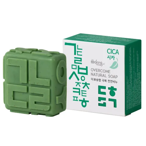Superar jabón cica 3.5 oz/centella asiática, jabón de proceso frío, jabón en barra natural, barra de jabón hecha a mano, jabón natural hecho a mano,