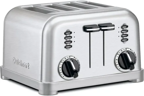 Vista 6 de Cuisinart HM-90BCS Power Advantage Plus Mezclador de mano de 9 velocidades con estuche de almacenamiento, cromo cepillado y tostadora clásica de 4