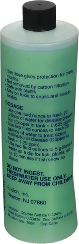 Vista 2 de Copper Power (Endich) ACP0016G Tratamiento verde para peces marinos, 16 onzas