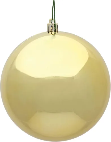Vista 17 de Vickerman Adorno de bola mate de oro antiguo de 12 pulgadas