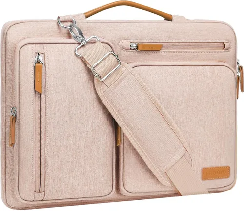 Vista 23 de MOSISO Bolsa de hombro protectora 360 para laptop, bolsa de computadora de 13 a 13.3 pulgadas compatible con MacBook, HP, Dell, Lenovo, Asus