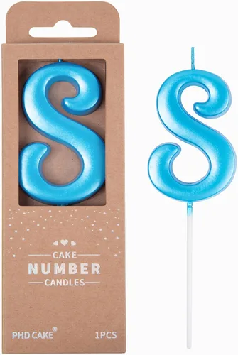 Vista 13 de PHD CAKE Velas de cumpleaños número 0 azul elegante de 2.76 pulgadas, velas de número azul, velas de número para pastel, celebración de fiesta