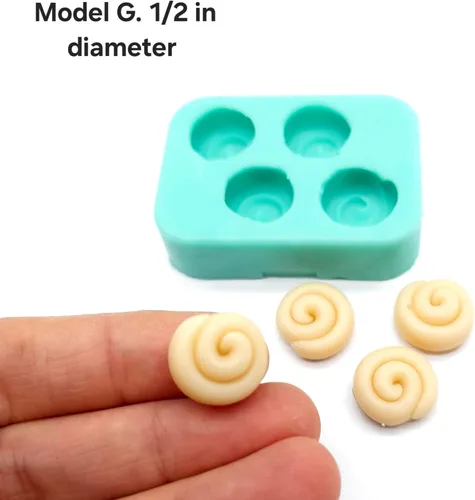 Vista 5 de Molde para panecillos de canela - Elija la opción molde de silicona para panecillos de canela Molde para velas Molde para cera derretida
