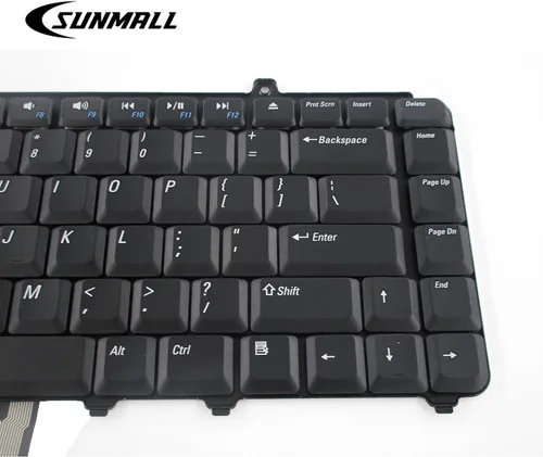 Vista 7 de Teclado de repuesto compatible con laptop Dell Inspiron 1545 1525 1420, color negro de EE. UU