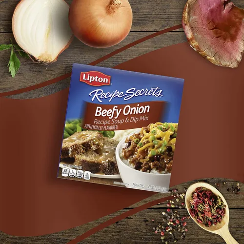 Vista 11 de Soup Secrets Lipton - Mezcla de sopa y salsa de 12 unidades de cebolla carne de 2.2 onzas