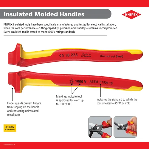 Vista 4 de KNIPEX Pelacables de tipo final-1000V aislado