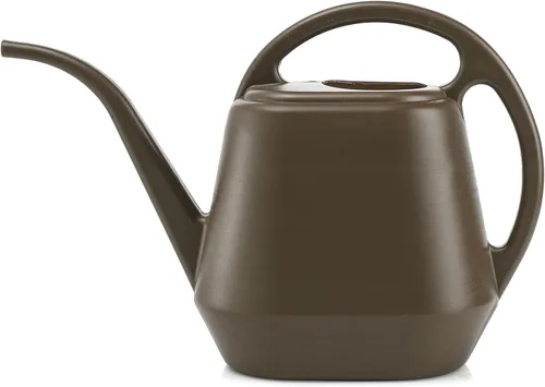 Fasmov Regadera de plástico, 1 galón, gris oscuro