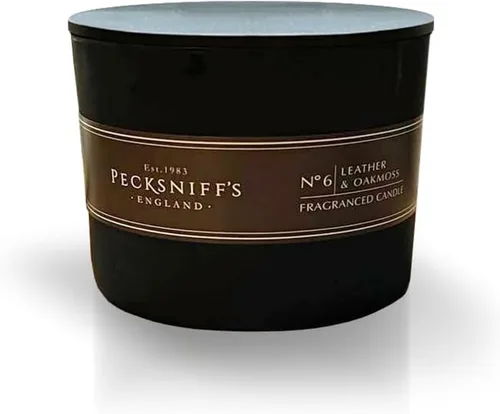 Vista 54 de Pecksniffs - Vela perfumada de ámbar negro y madera Oud 1 mecha, 6.49 onzas