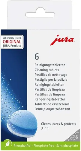 Vista 2 de Jura Tabletas de limpieza de espresso trifásicas (6 unidades)