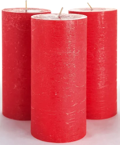 Vista 43 de Melt Candle - Velas de pilar, paquete de 3, velas sin perfume para el hogar, iglesia, bodas y más, 3 x 3 pulgadas, marfil