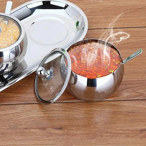 Vista 5 de LIZEALUCKY Caja de condimentos, tarro de especias para estante de condimentos, botella de condimentos para contenedor de almacenamiento, tarro