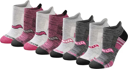 Vista 34 de Saucony Women's RunDry Performance Heel Tab Athletic Socks, Available in S-L (8, 16, 24 Pairs)