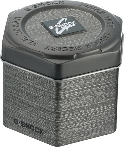 Vista 3 de Casio GST-B100D-1ACR G-Shock Reloj de cuarzo plateado con pantalla analógica para hombre, Grafito, Cronógrafo