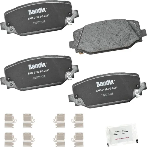 Vista 232 de Bendix Priority1 CFC154 - Juego de pastillas de freno de disco para Avanti II, Century, LeSabre, Regal, Riviera, chasis comercial, DeVille