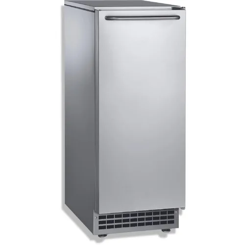 Scotsman CU50PA-1 Bajo encimera Ice Gourmet Cube-Style Maker con contenedor, acero inoxidable, 115 voltios, NSF